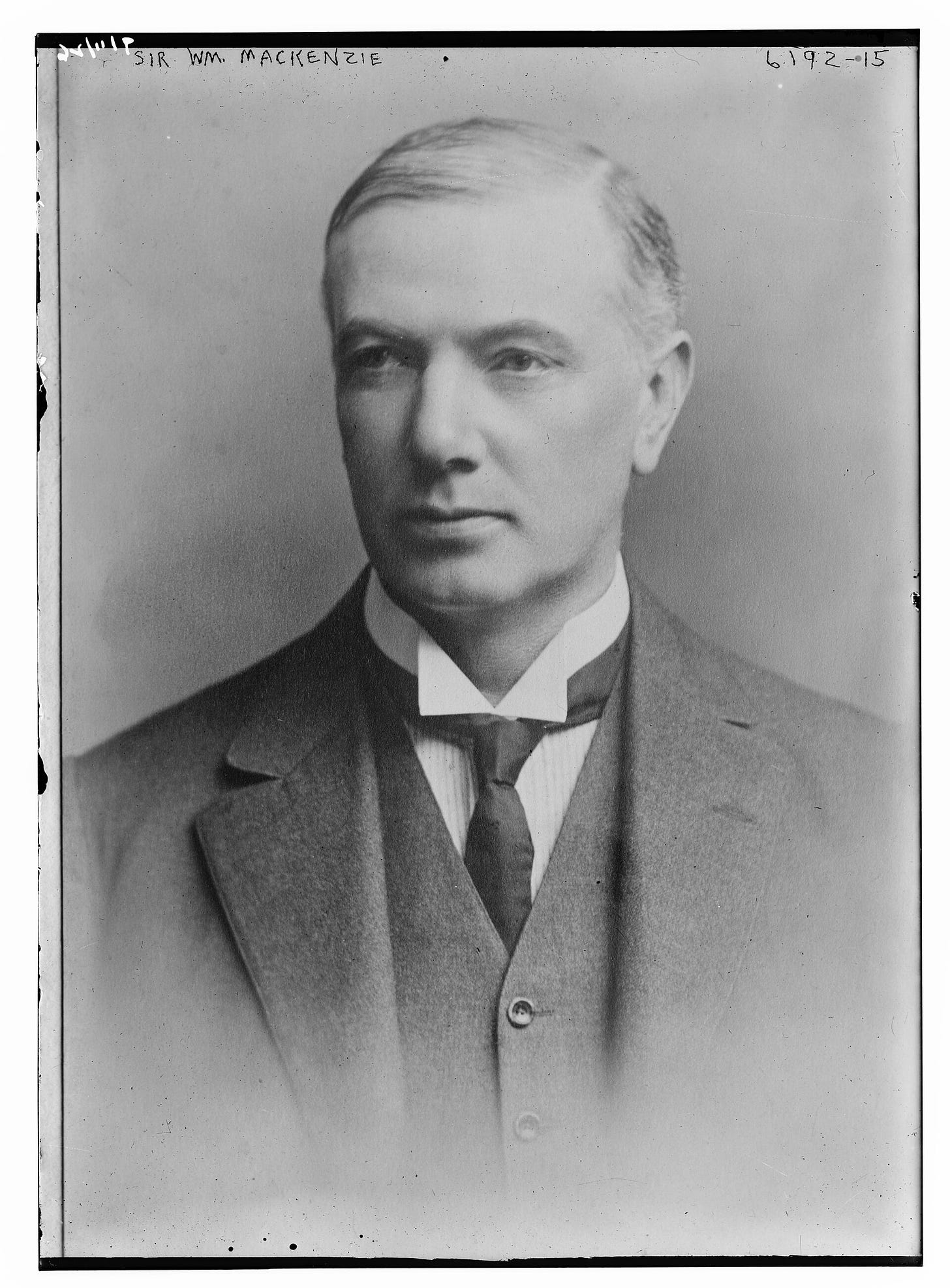 Sir William Mackenzie in 1924