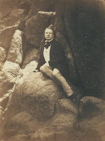 Victor Hugo dans le rocher des Proscrits, Jersey by Charles-Victor Hugo on  artnet