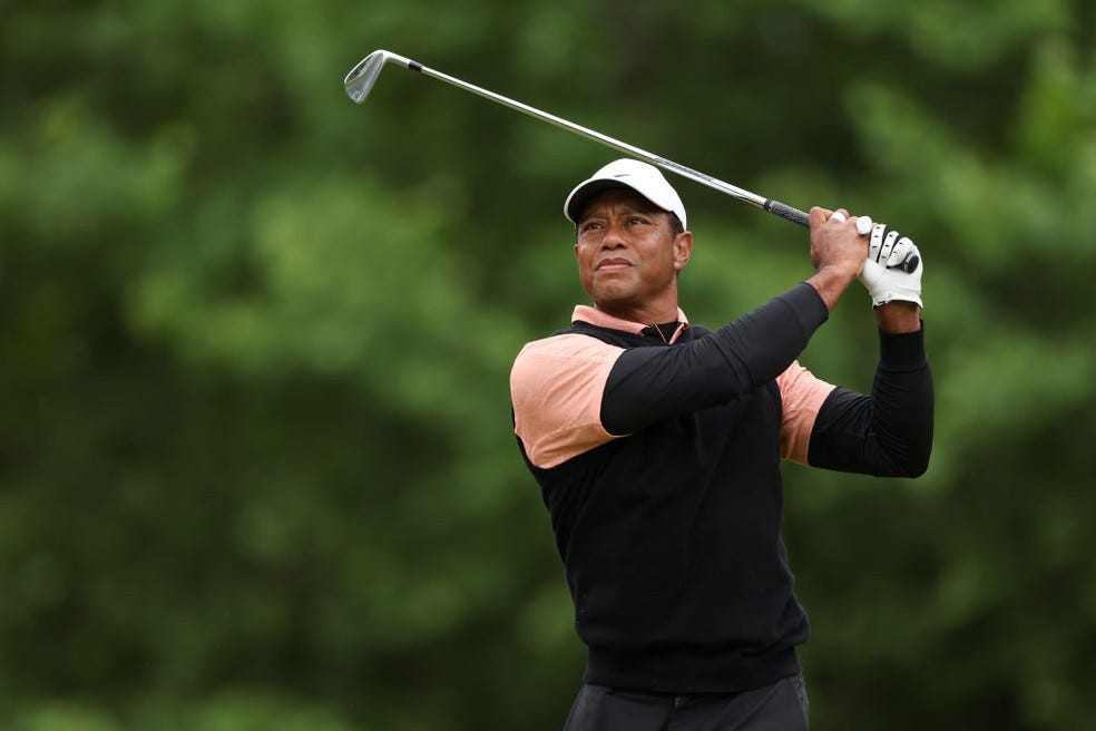 Tiger Woods golfe — Foto: Christian Petersen/Getty Images