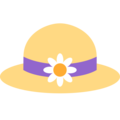 Woman’s Hat on Twitter Twemoji 15.0