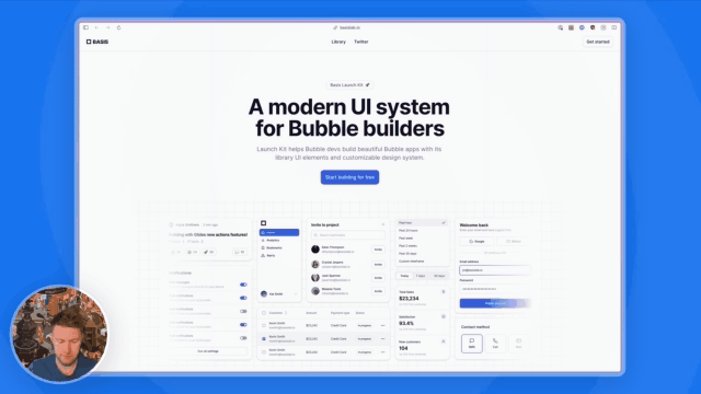 How To Build a 1 Page App in Bubble in 5 Under 5 Minutes