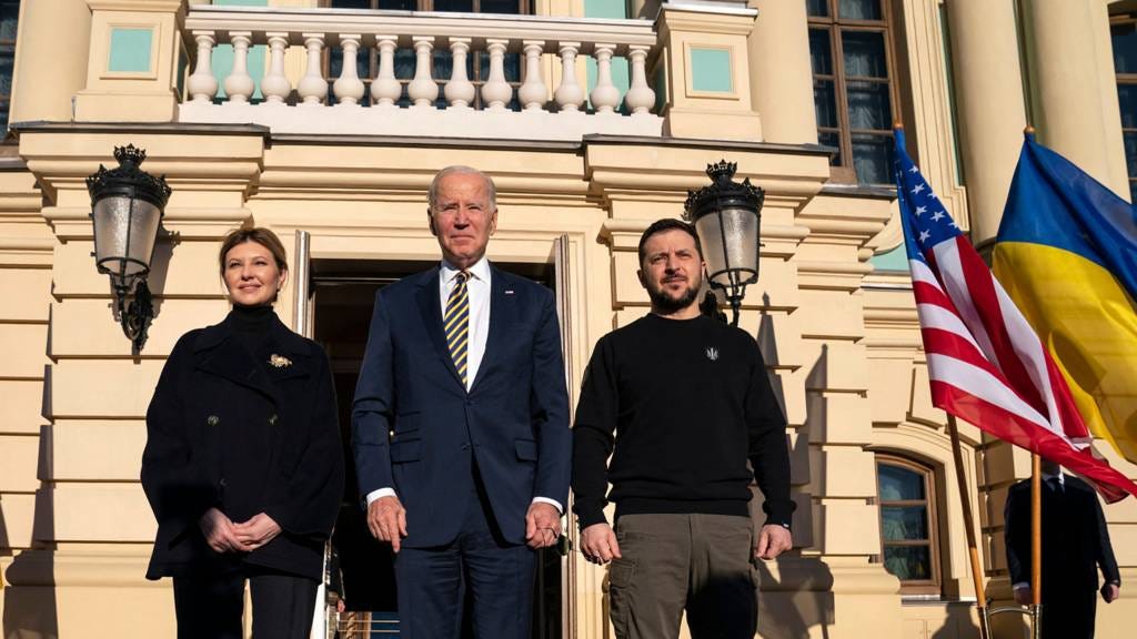 Ukraine war latest: Zelensky hails 'historic' day as Biden makes surprise  visit to Kyiv - BBC News