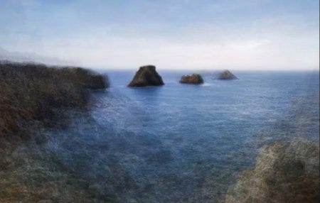 La pointe de Pen-Hir en Bretagne, revue par Corinne Vionnet
