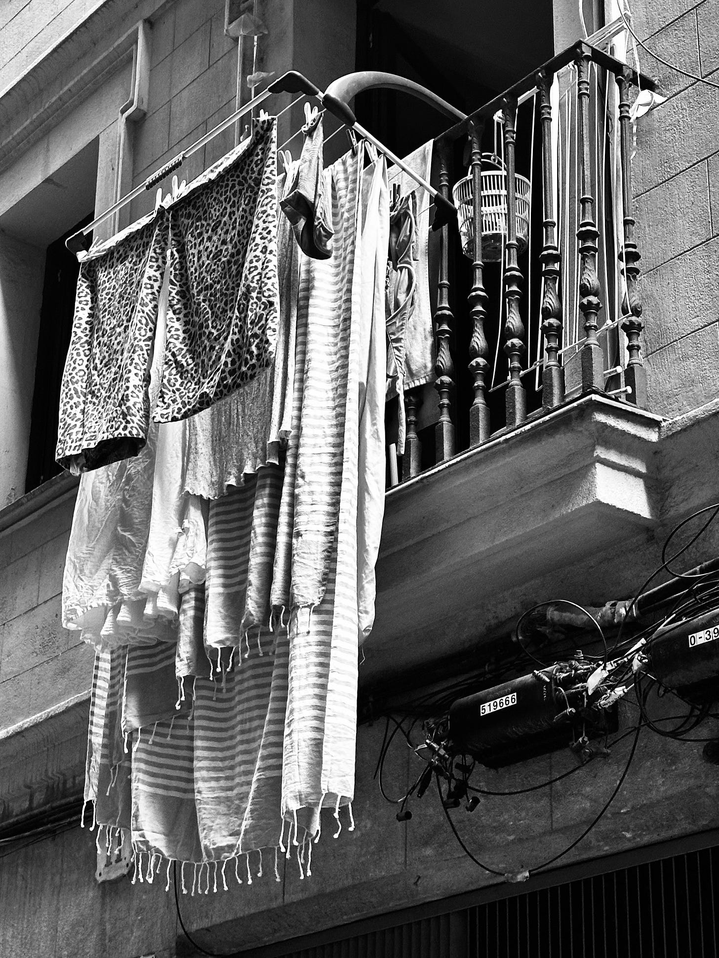 Monochrome photography from Barcelona in Spain