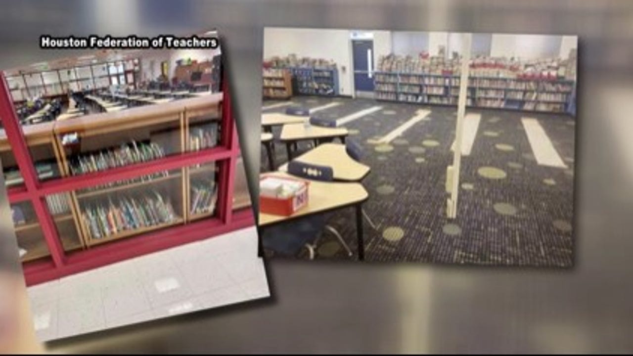 Photos show what Houston ISD 'detention centers' could look like in  existing school libraries