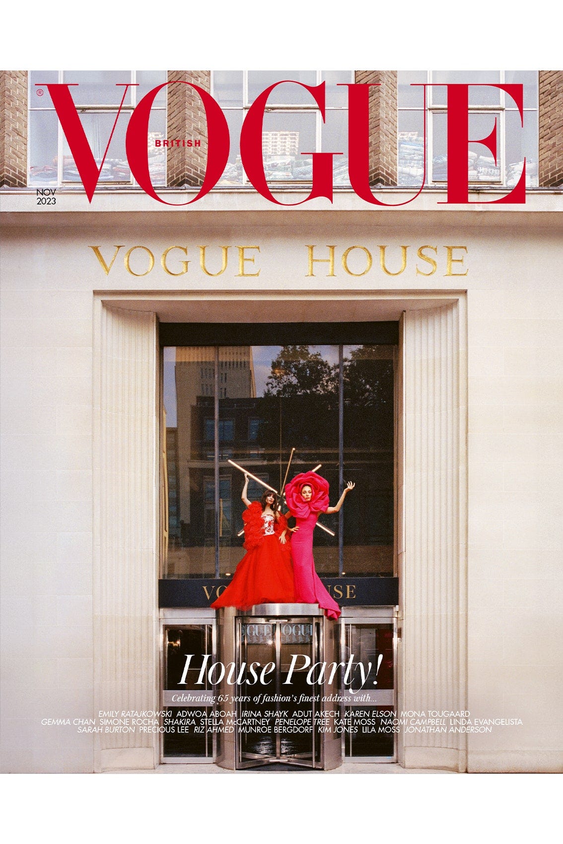 British Vogues November 2023 Cover Story Is A StarStudded Farewell To Vogue House