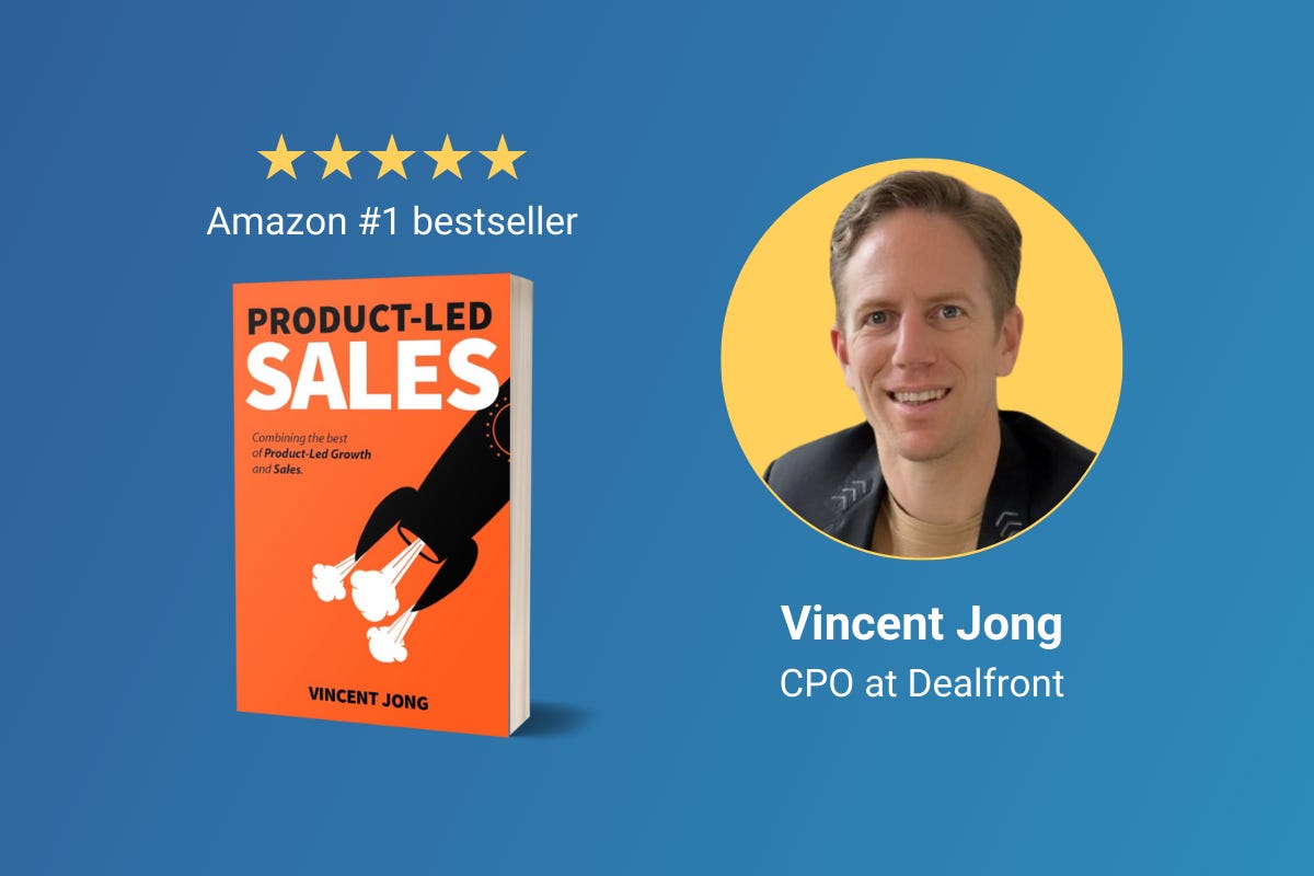 Vincent Jong, CPO at Dealfront and author of Product-Led Sales