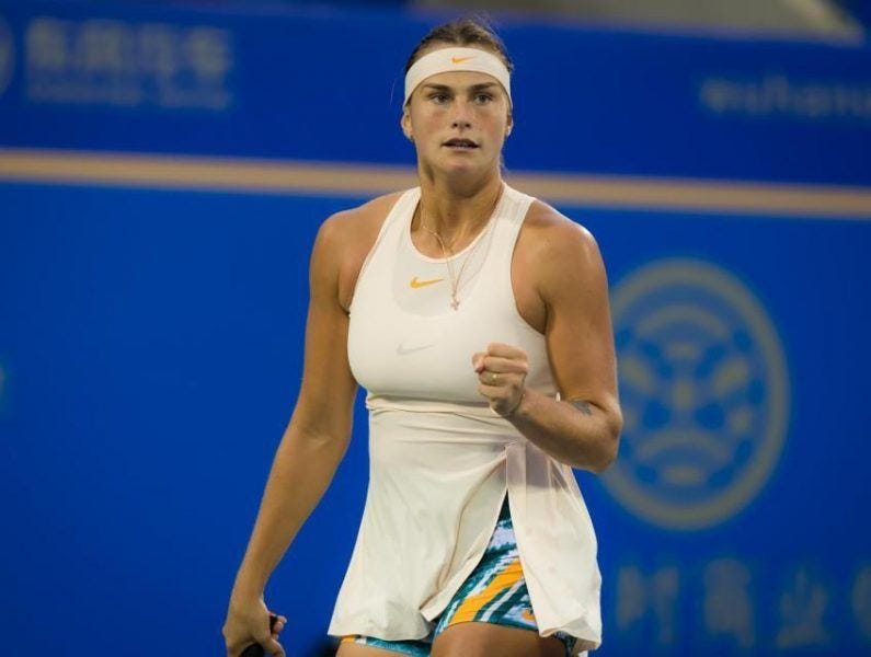 Aryna Sabalenka beats monica puig strasbourg