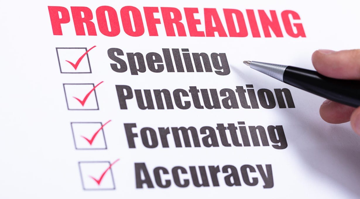 Proofread,edit, and review any article, copy, and books by Enthusiast001 |  Fiverr