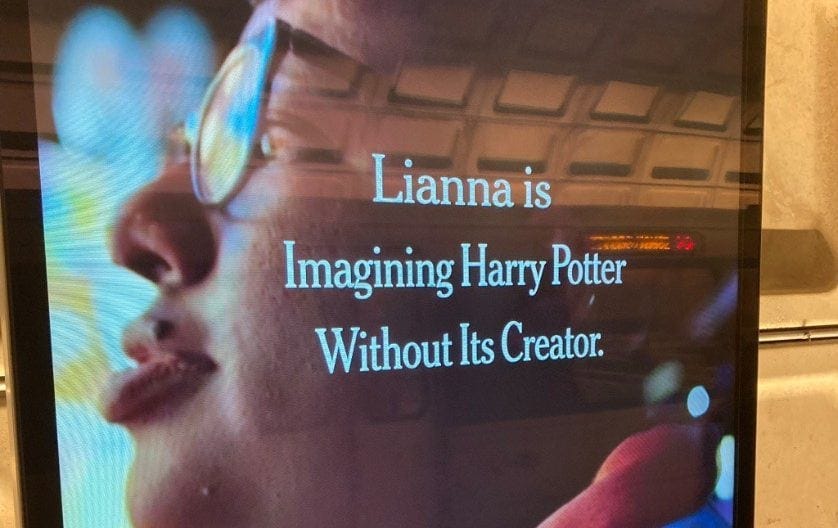 NYT under fire for 'chilling' advert saying its readers like to imagine  Harry Potter 'without creator'