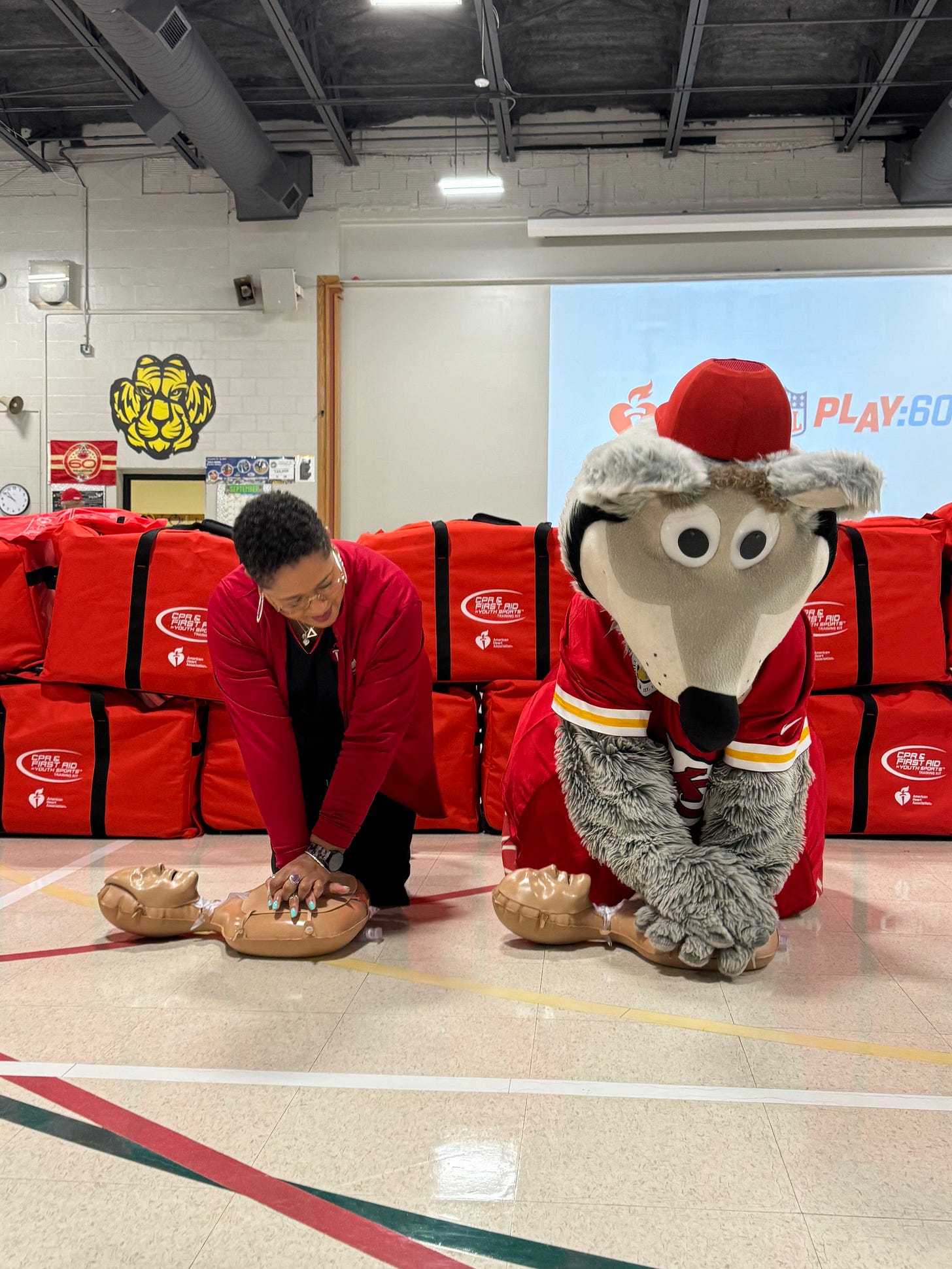 American Heart Association, Kansas City Chiefs, and NFL Launch Health and Safety Programs at Three Trails Elementary School