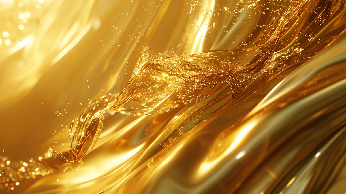 Abstract Gold wallpaper