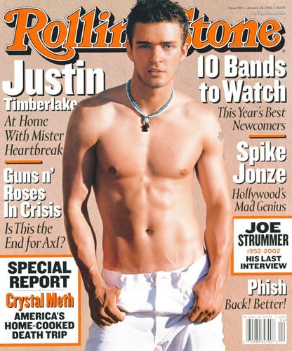 Justin Timberlake on the Cover of Rolling Stone