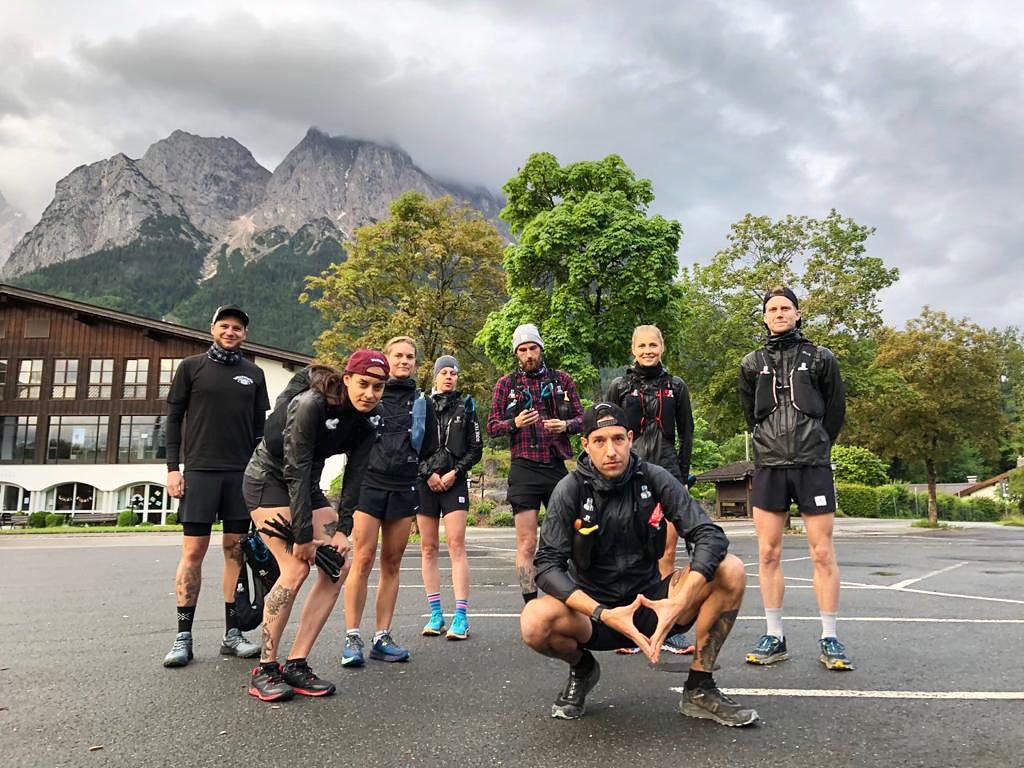 Willpower Athletes ready and set for a trail run around the Zugspitze