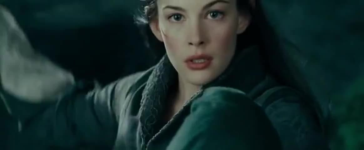 Arwen saying If you want him, come and claim him.