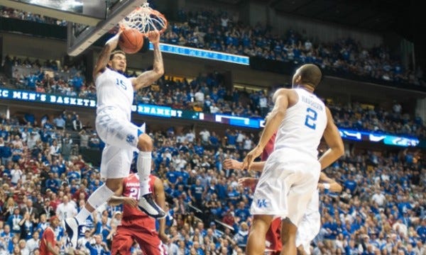 Willie Cauley-Stein scores for kentucky ncaa 2015