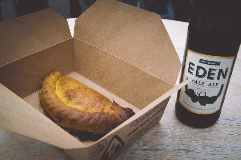 pasty and pale ale at the eden project