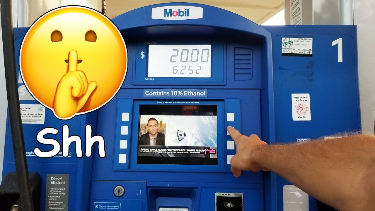 MUTE Gas Station Ads! - YouTube