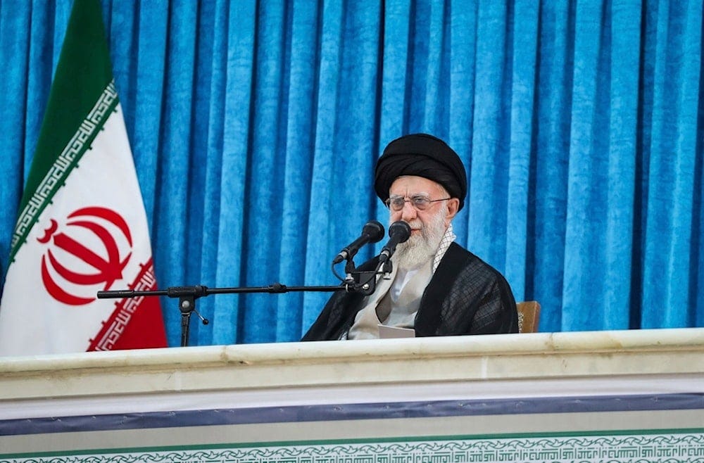 Leader Ayatollah Ali Khamenei attends a ceremony marking the anniversary of the 1989 death of the late revolutionary founder Ayatollah Khomeini at his shrine just outside Tehran, Iran, Wednesday, June 4, 2025 (Office of the Iranian leader) Leader Ayatollah Ali Khamenei attends a ceremony marking the anniversary of the 1989 death of the late revolutionary founder Ayatollah Khomeini at his shrine just outside Tehran, Iran, Wednesday, June 4, 2025 (Office of the Iranian leader)