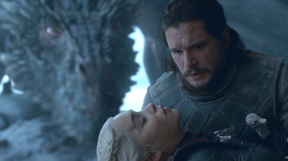 Game of Thrones finale: Jon Snow, Daenerys & a death that connects them -  Polygon
