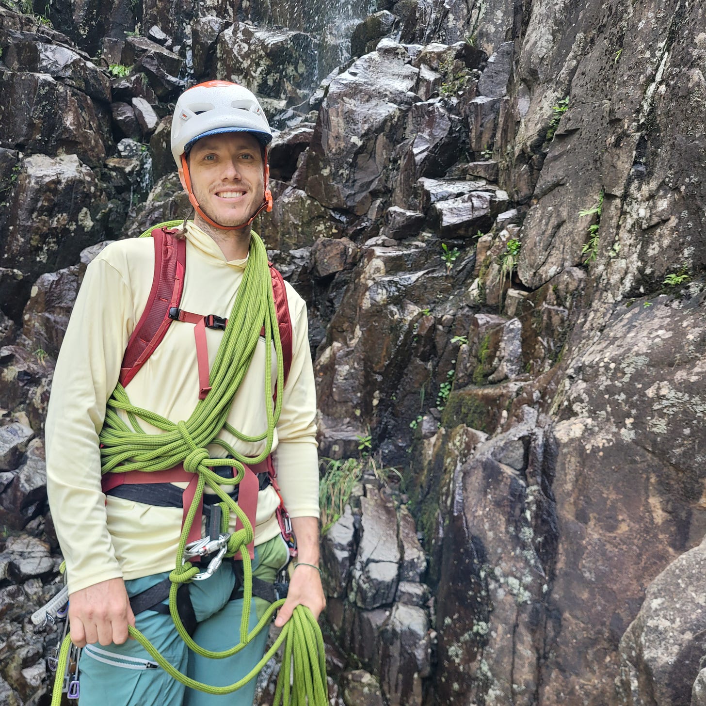 Climbing the Trap Dike on Mt. Colden