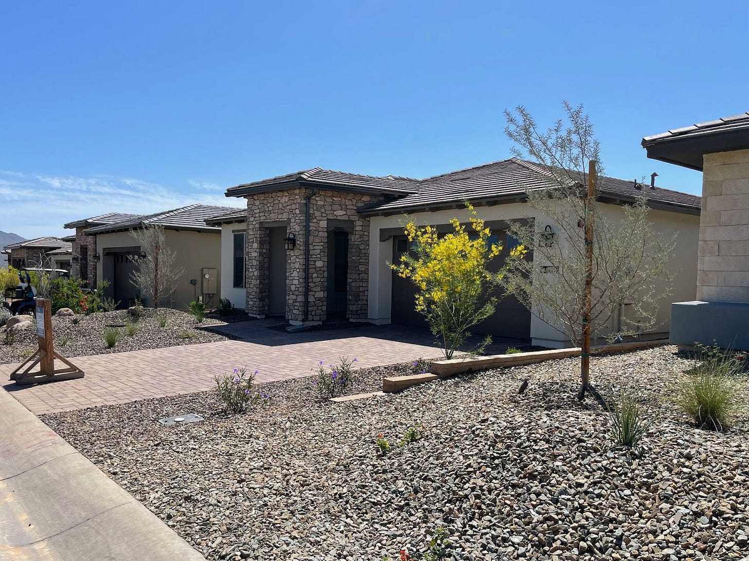 Row of houses in Arizona