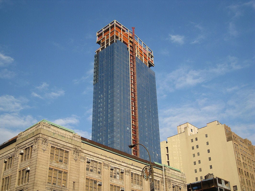 Trump SoHo under construction