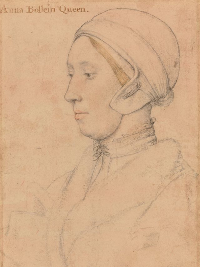 Hans Holbein's drawing of Anne Boleyn