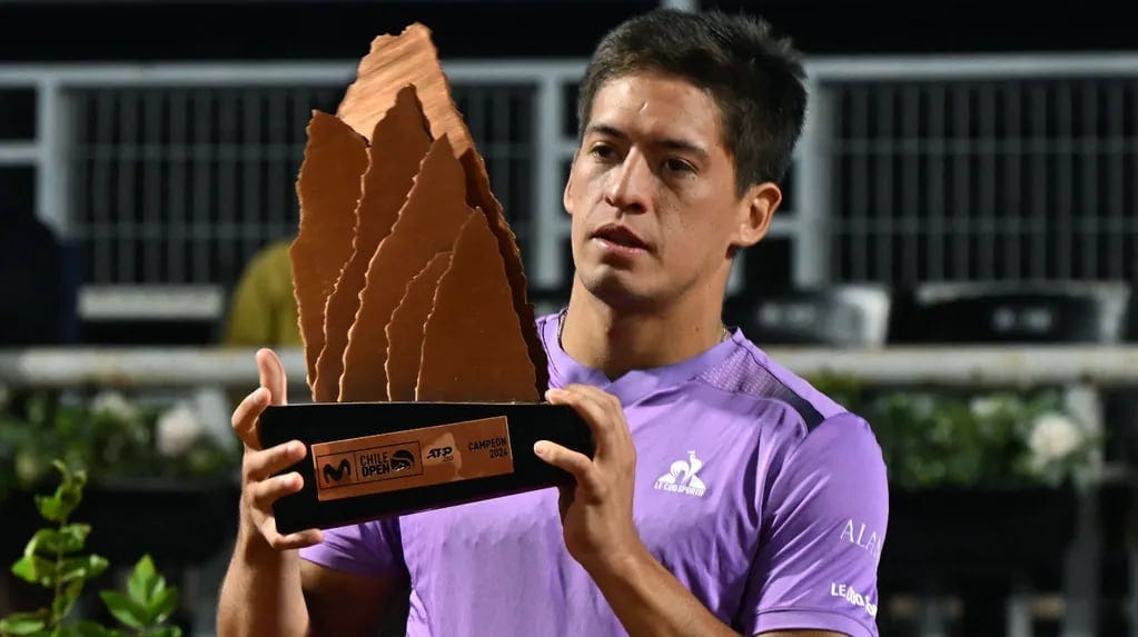 Báez sigue juntando triunfos: se quedó con el ATP 250 de Santiago