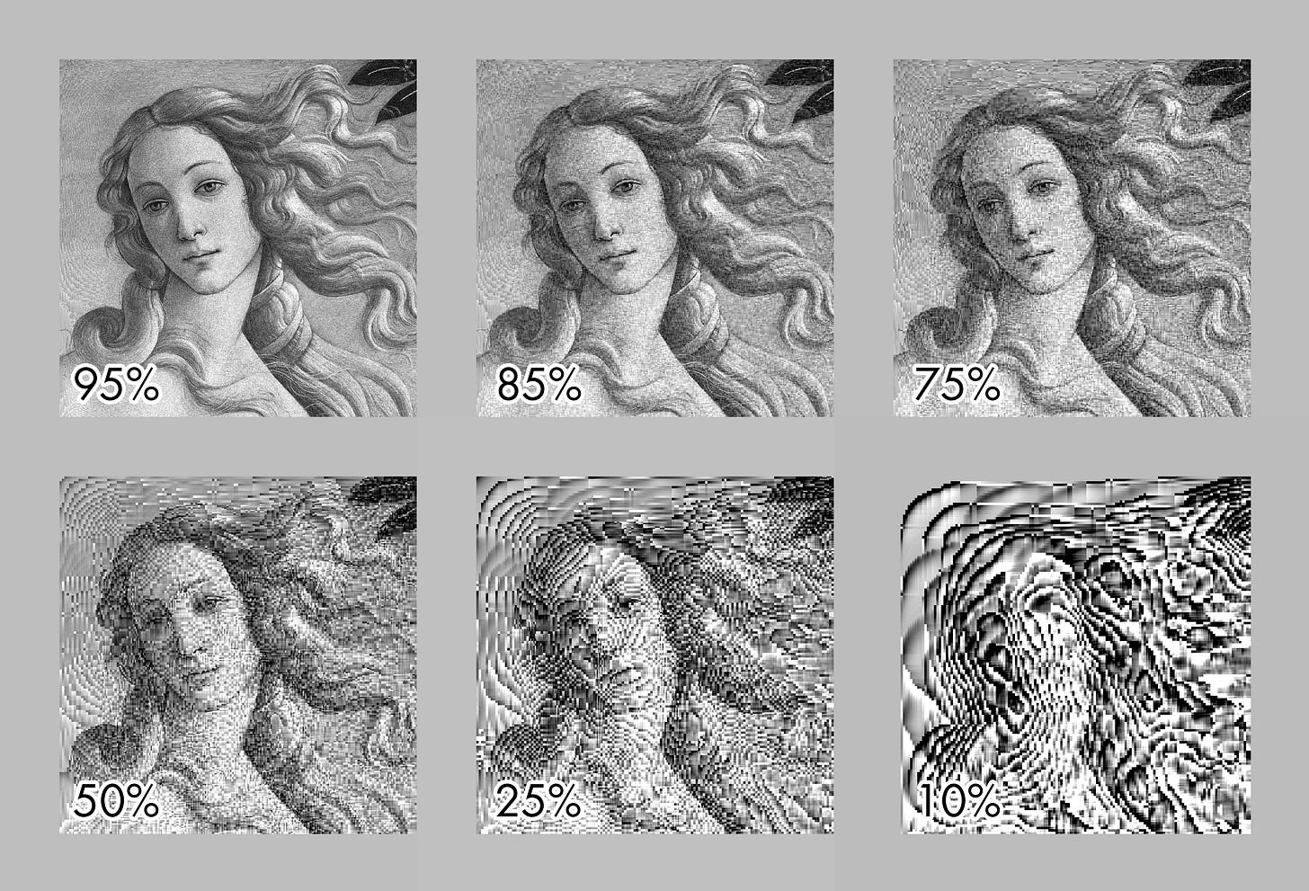 Recovery from a JPEG file