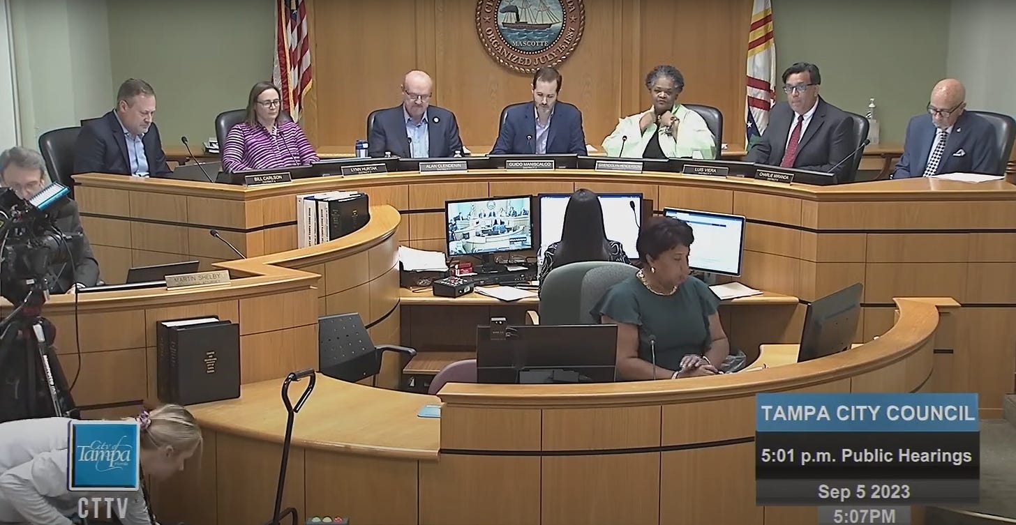 Tampa City Council votes down property tax increase in response to  complaints about rising costs | WUSF Public Media