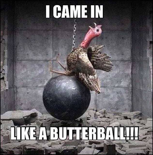 Funny Thanksgiving Turkey Meme