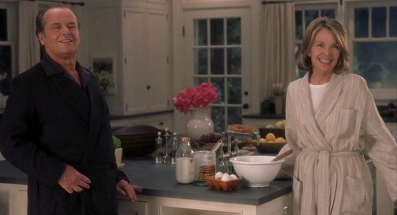 Jack Nicholson & Diane Keaton in Something's Gotta Give