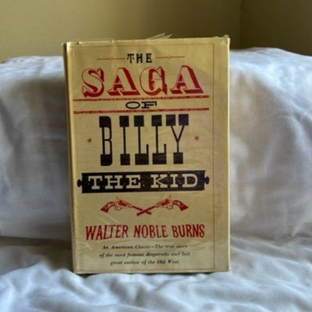 photo of the book The Saga of Billy the Kid