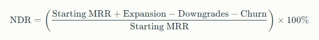  NDR Formula