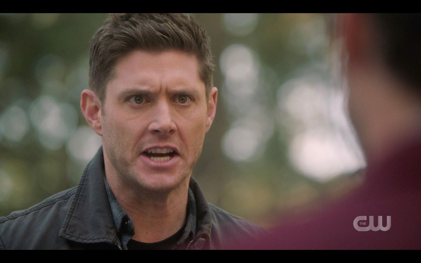 Dean Winchester yells at Chuck SPN 14.20