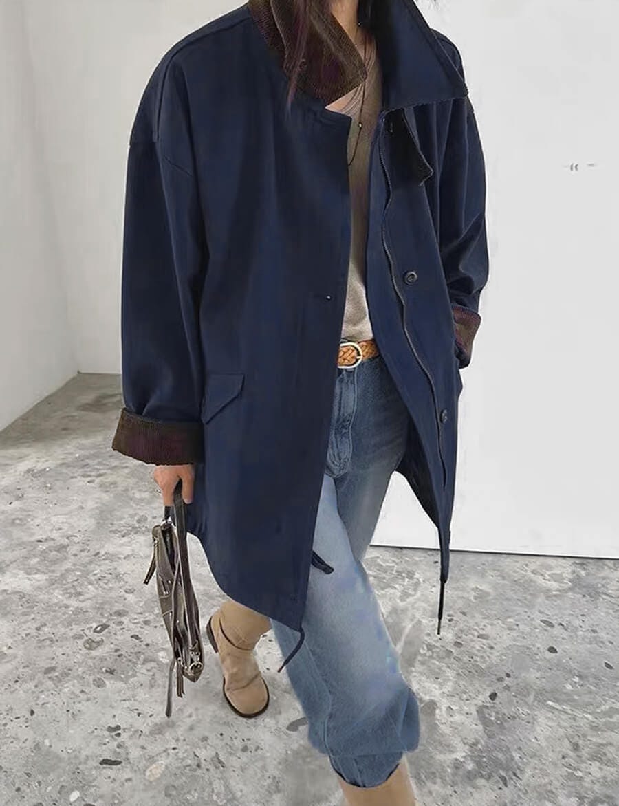 Navy Corduroy Country Jacket-PREORDER