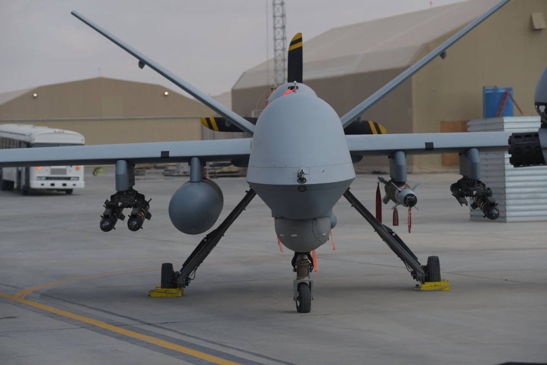 A US Air Force MQ-9 Reaper drone. File photo: AFP A US Air Force MQ-9 Reaper drone. File photo: AFP