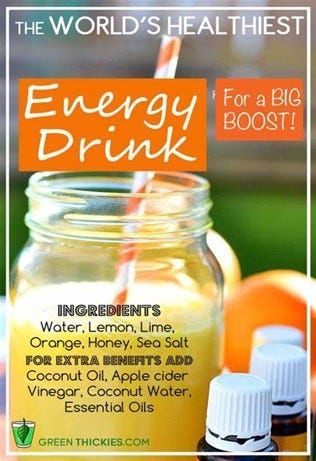 healthy energy drink 