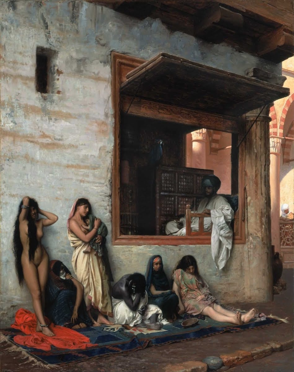 The Slave Market by Jean-Léon Gérôme, an orientalist painting from 1871