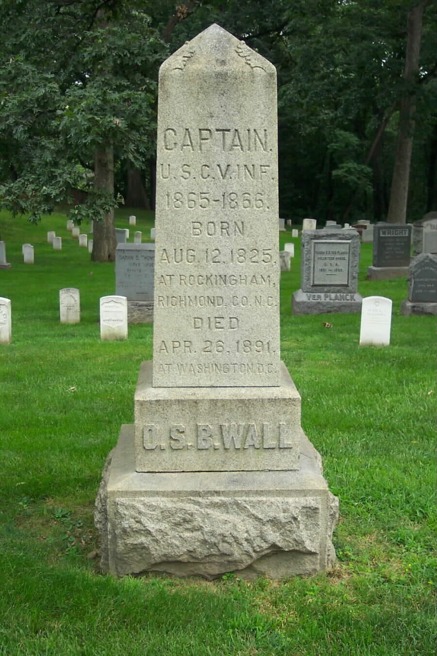 Orindatus S. B. Wall - Captain, United States Army