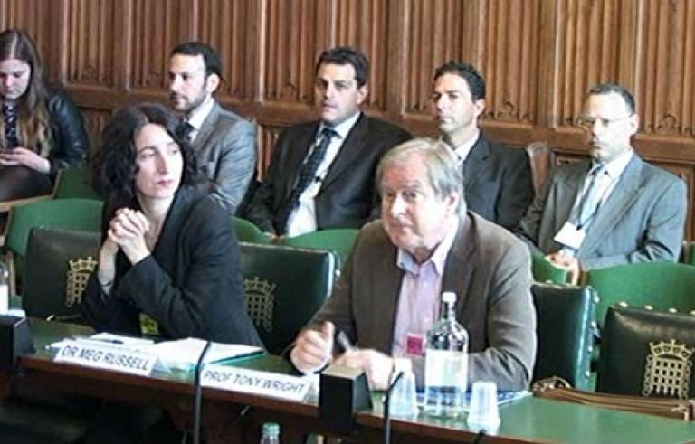 Meg Russell & Tony Wright give evidence to Procedure Committee about Public  Bill Committees | The Constitution Unit - UCL – University College London