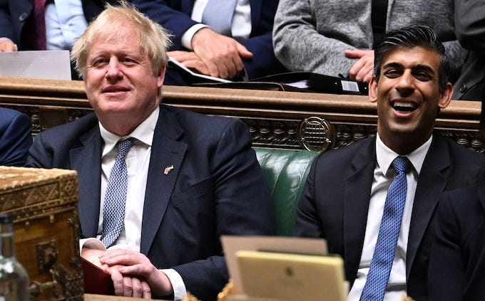 Rishi Sunak: I hope Boris Johnson will continue to contribute to public life