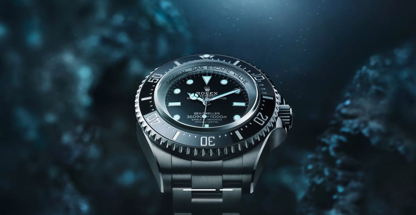 A Rolex watch