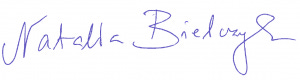 natalia bielczyk signature