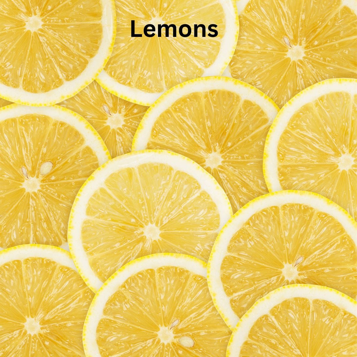 sliced lemons