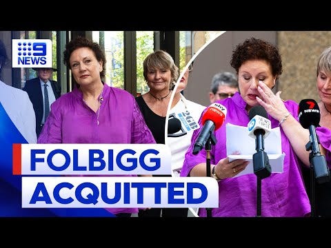 Kathleen Folbigg acquitted of manslaughter and murder of her four children  | 9 News Australia - YouTube