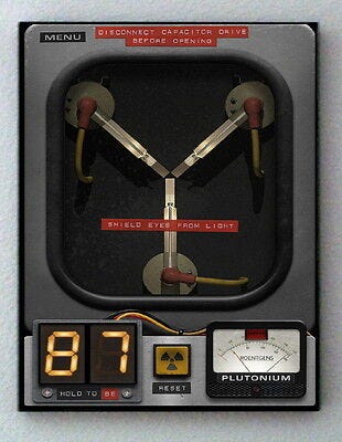 Framed Back To The Future Flux Capacitor 9X11 Hi-Res Photo Print | eBay