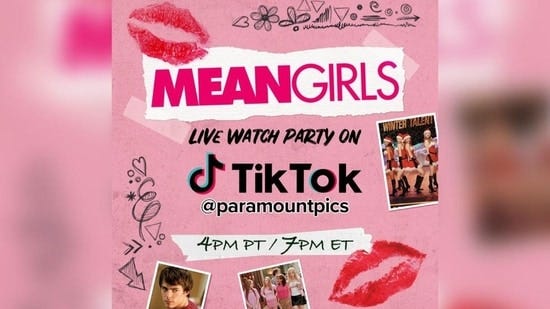 Paramount Takes on TikTok: 'Mean Girls' Movie Release on 'Mean Girls Day (MeanGirls/Twitter.X)(Twitter. X)