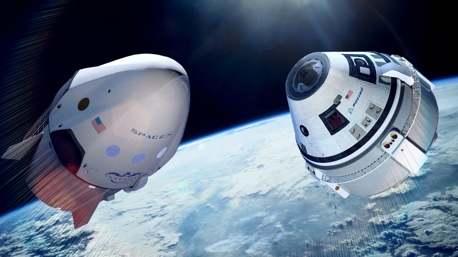 After Delays, SpaceX and Boeing Aim to Launch Astronauts Next Year